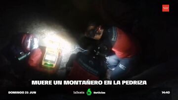 Rescate de un montañero en La Pedriza