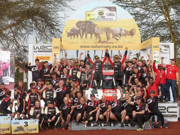 Toyota logra su tercer 1-2-3-4 y hace historia en el Rally Safari Toyota logra su tercer 1-2-3-4 y hace historia en el Rally Safari