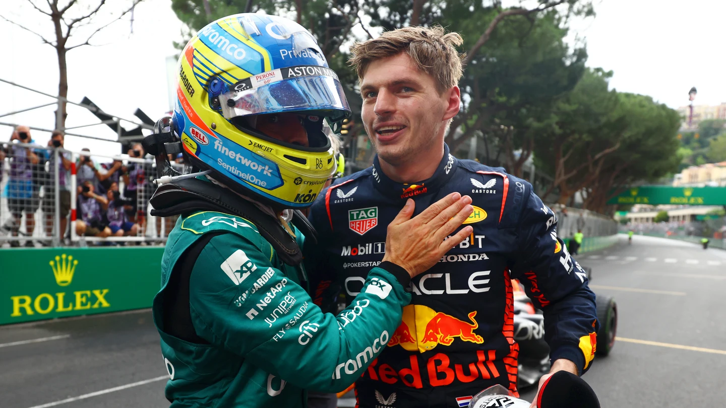 Fernando Alonso y Max Verstappen Fernando Alonso y Max Verstappen