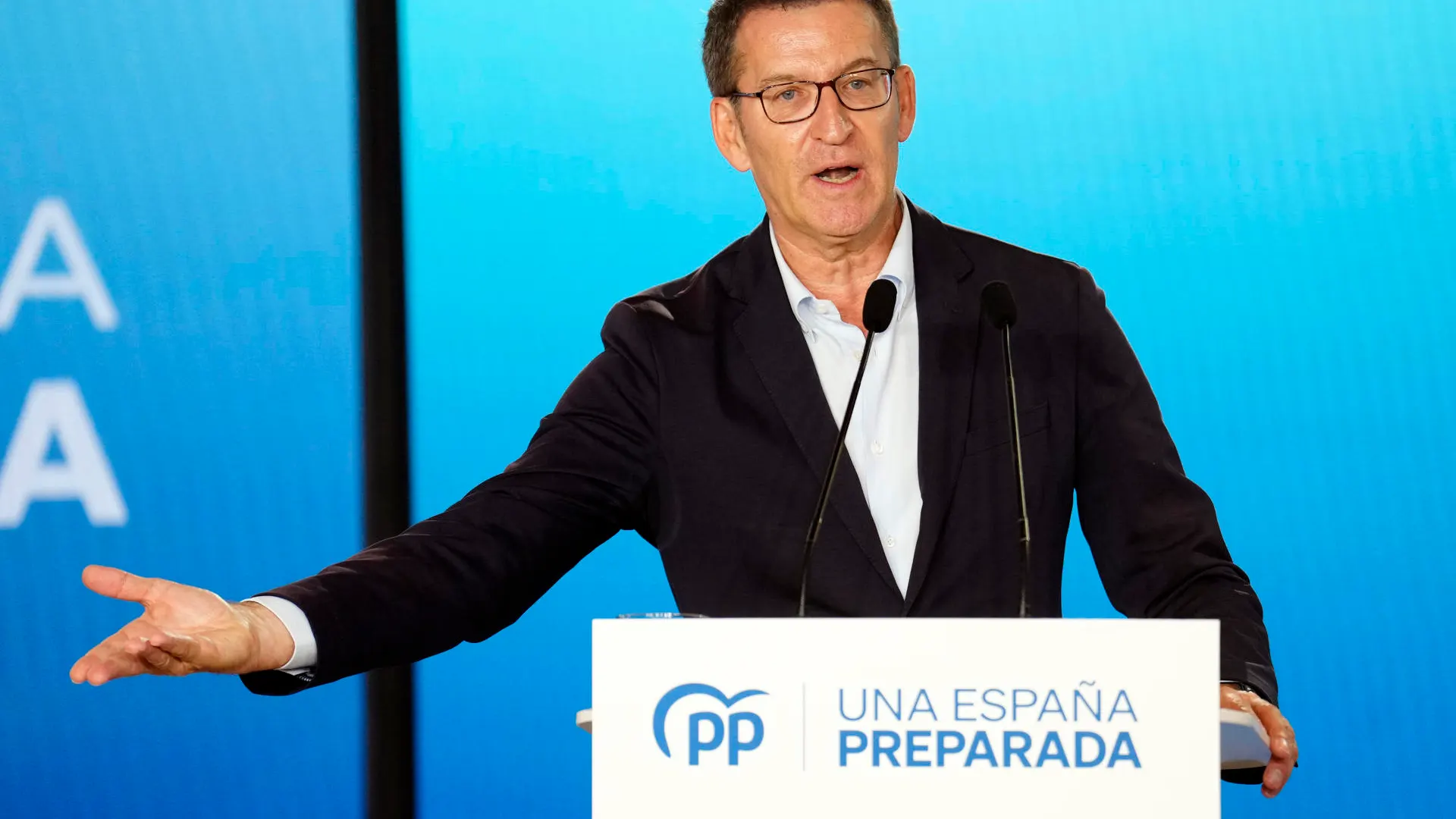 El presidente del Partido Popular, Alberto Núñez Feijóo.