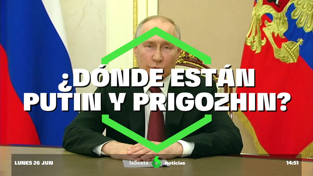 Grandes incógnitas en Rusia: ¿dónde están Putin y Progozhin? ¿Es de verdad la amnistía y cuáles las condiciones?