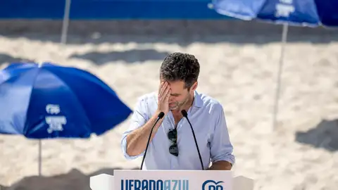 El portavoz de Campaña y vicesecretario de Cultura y Sociedad Abierta del PP, Borja Sémper, durante la presentación de las acciones de campaña. El portavoz de Campaña y vicesecretario de Cultura y Sociedad Abierta del PP, Borja Sémper, durante la presentación de las acciones de campaña.