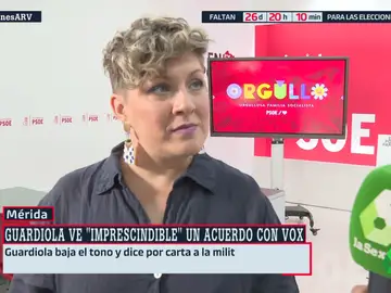 Soraya Vega (PSOE), tras el cambio de postura de Guardiola: &quot;El PP está haciendo de Extremadura un laboratorio&quot;