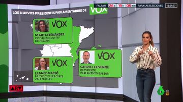 Las polémicas declaraciones de los nuevos presidentes parlamentarios de Vox