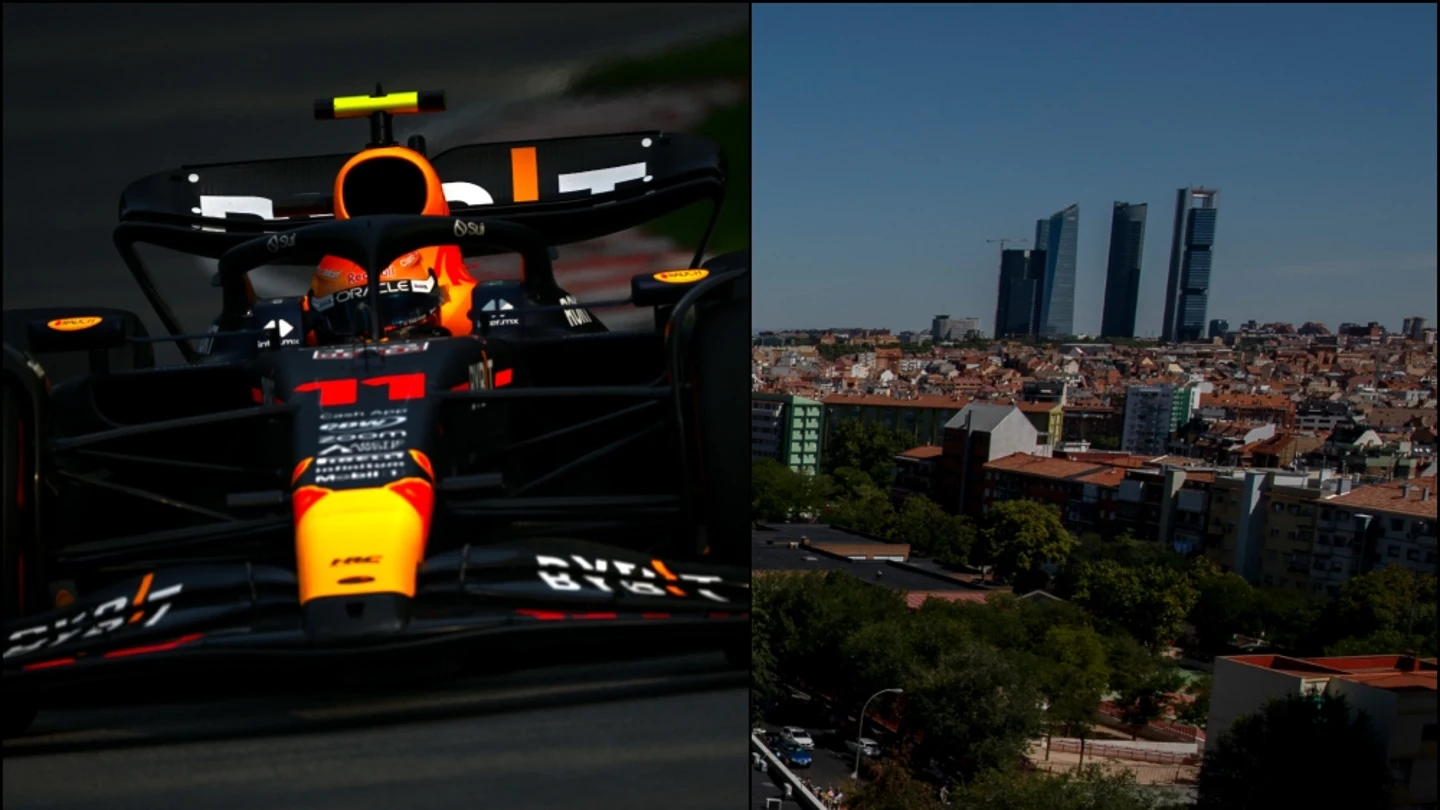 Checo Pérez recorrerá las calles de Madrid con su Red Bull Checo Pérez recorrerá las calles de Madrid con su Red Bull