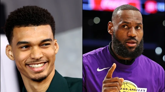 Wembanyama y LeBron Wembanyama y LeBron