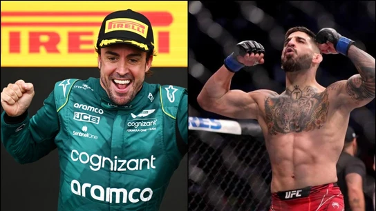 Fernando Alonso e Ilia Topuria Fernando Alonso e Ilia Topuria