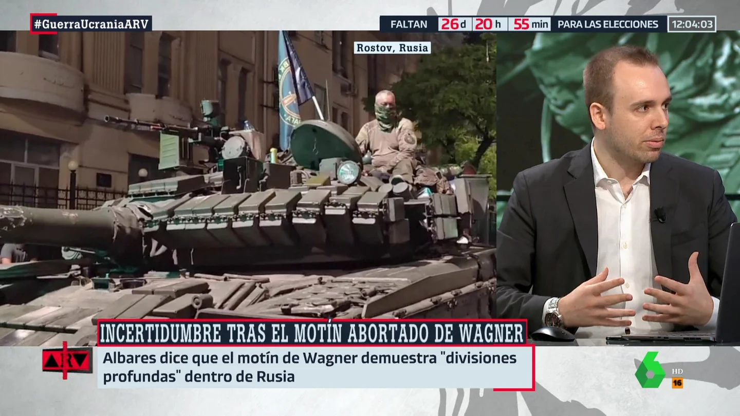 La advertencia de Yago Rodríguez tras evidenciarse la debilidad de Putin: "Puede tomar medidas que hasta ahora no ha tomado" La advertencia de Yago Rodríguez tras evidenciarse la debilidad de Putin: "Puede tomar medidas que hasta ahora no ha tomado"