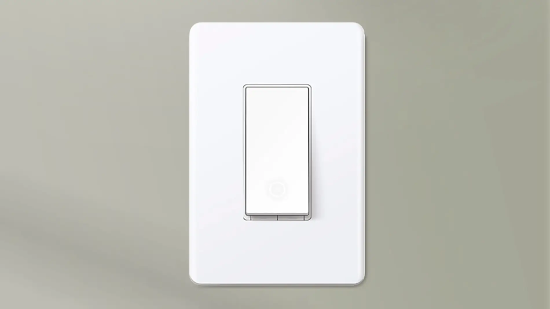 Interruptor de luz wifi sencillo blanco