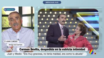 Juan y Medio recuerda el 'despiste' de Carmen Sevilla en plena entrevista a Manolo Escobar