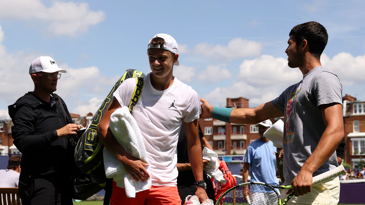 Rune promete al tenis un buen futuro junto a Alcaraz: "Jugaremos grande partidos" Rune promete al tenis un buen futuro junto a Alcaraz: "Jugaremos grande partidos"