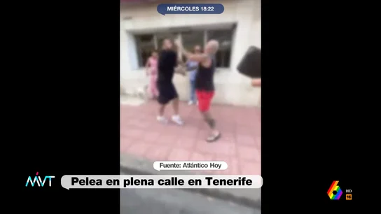 Violenta pelea entre dos vecinos de Tenerife a plena luz del día Violenta pelea entre dos vecinos de Tenerife a plena luz del día