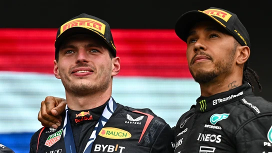 Max Verstappen y Lewis Hamilton Max Verstappen y Lewis Hamilton