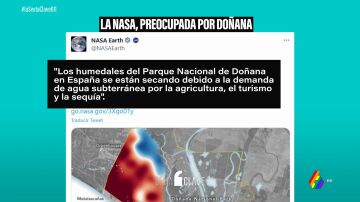 La NASA advierte de que las lagunas del Parque de Doñana se están secando
