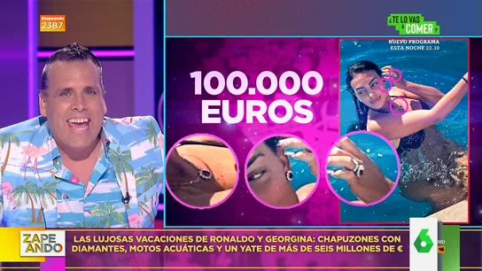 Torito analiza el chapuzón de Georgina Rodríguez con un look de 100.000€ Torito analiza el chapuzón de Georgina Rodríguez con un look de 100.000€