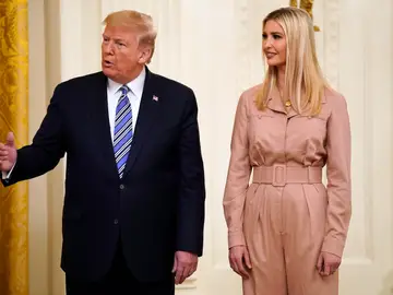 Donald Trump y su hija Ivanka Trump, en una imagen de archivo
