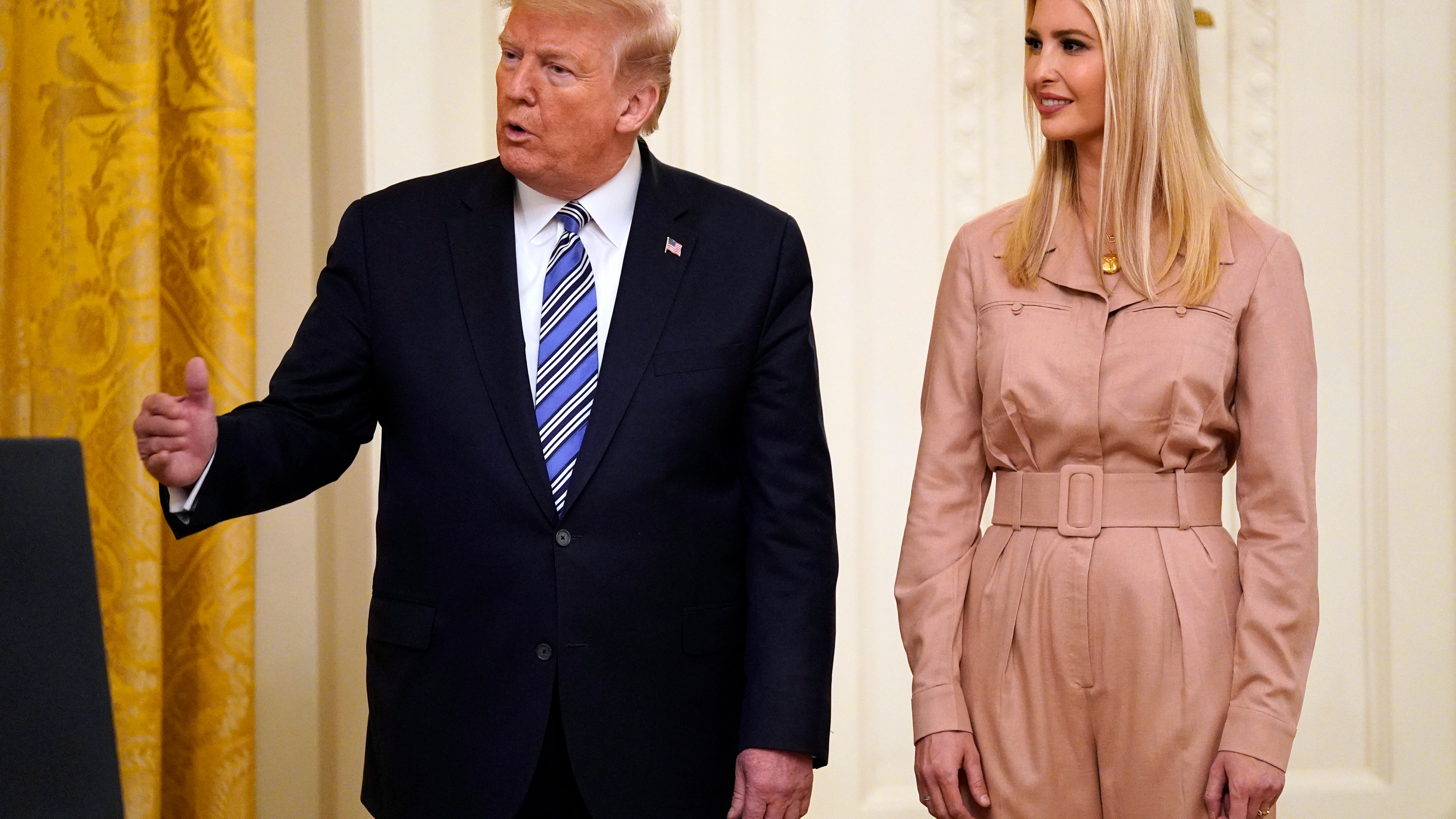 Donald Trump y su hija Ivanka Trump, en una imagen de archivo