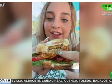 Así es la hamburguesa de paella que hacen en Estados Unidos: así es el veredicto de una española