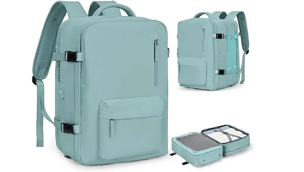 La mochila de viaje número 1 más vendida en  arrasa porque podemos  llevar desde el ordenador hasta nuestros vestidos favoritos sin facturar