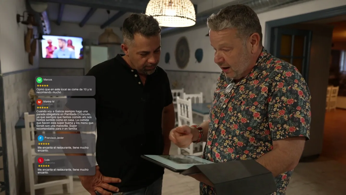 Alberto Chicote, rotundo a hostelero que admite pagar por reseñas falsas: "Las multas son de tela marinera" Alberto Chicote, rotundo a hostelero que admite pagar por reseñas falsas: "Las multas son de tela marinera"