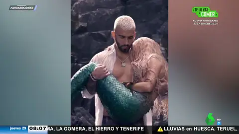 Shakira, una auténtica sirena: así son las primeras imágenes del videoclip 'Copa vacía' con Manuel Turizo