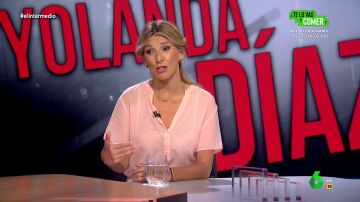 Yolanda Díaz: "Frente a la guerra de sexos del matón de Abascal que compra Feijóo, el feminismo da derechos a hombres y mujeres"