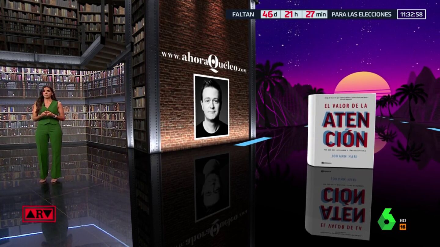 'El valor de la atención', de Johann Hari, en Al Rojo Vivo