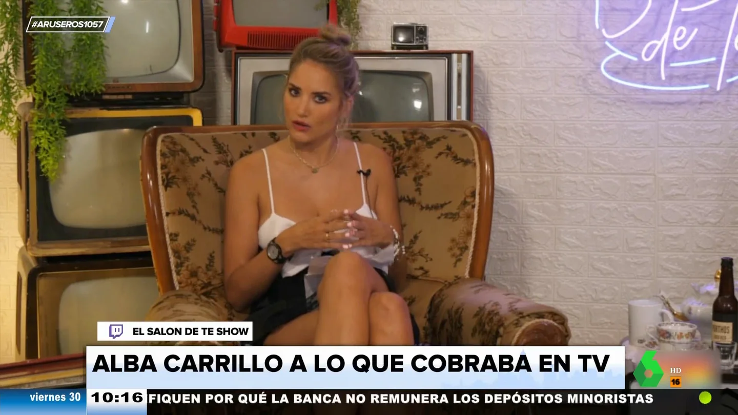Alba Carrillo explota y desvela los entresijos de lo que cobraba en televisión: "Me humillaban y hacían callar" Alba Carrillo explota y desvela los entresijos de lo que cobraba en televisión: "Me humillaban y hacían callar"