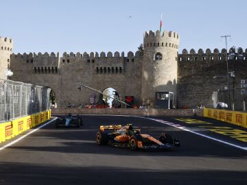 Lando Norris en el GP de Azerbaiyán 