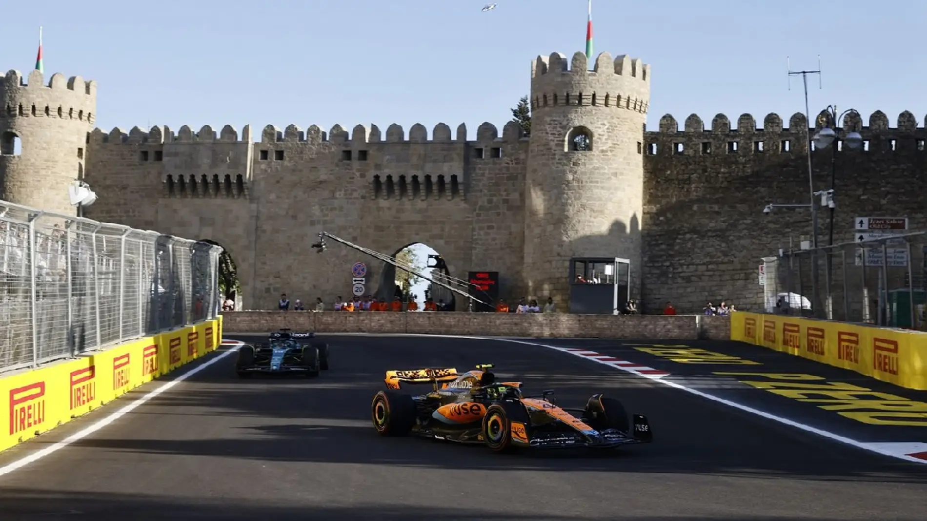 Lando Norris en el GP de Azerbaiyán Lando Norris en el GP de Azerbaiyán