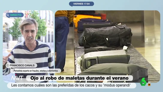 Los tres consejos de un experto para prevenir el robo de maletas estas vacaciones Los tres consejos de un experto para prevenir el robo de maletas estas vacaciones