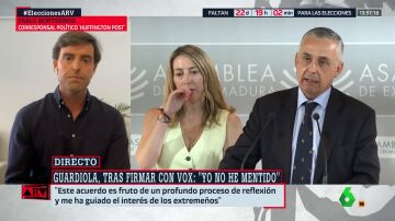 Pablo Montesinos, sobre María Guardiola (PP): "Es la imagen del abatimiento y de la derrota"