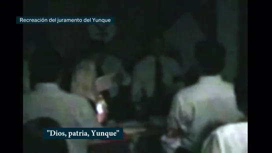 Un chico captado por 'El Yunque' desvela cómo es el ritual de ingreso: "Se explica que hay una forma superior de hacer el bien" José Luis, un chico al que 'El Yunque' intentó captar cuando todavía era menor de edad, y un exmiembro de la secta explican en este vídeo que recupera laSexta Columna cómo es el ritual de ingreso y los entrenamientos paramilitares que se realizan.