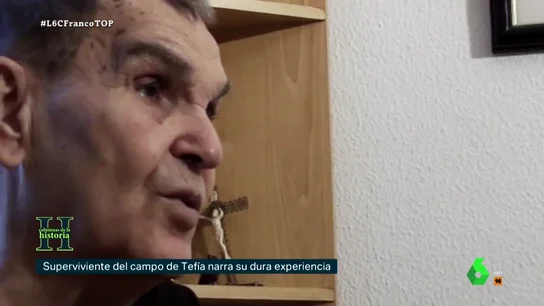 El duro relato de un superviviente del campo de concentración de Tefía: "Los hombres llegaban con 80 kilos y se quedaban con 45" En este vídeo, que ahora recupera laSexta Columna, Octavio García, superviviente del campo de concentración de Tefía, explicaba lo vivido en este lugar al que el franquismo envió a cientos de homosexuales mediante la ley de 'vagos y maleantes'.