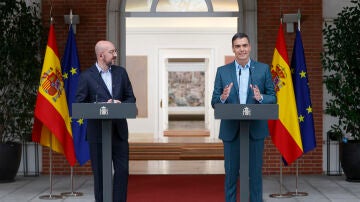 Sánchez recibe al presidente del Consejo Europeo