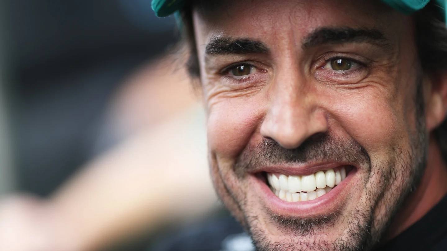 Fernando Alonso, sonriente Fernando Alonso, sonriente