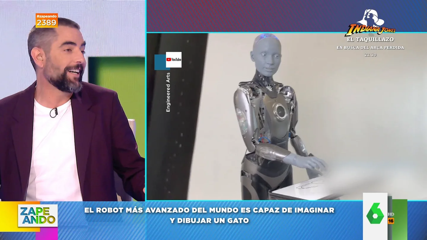 La cómica valoración de Iñaki Urrutia del gato que dibuja el robot más avanzado del mundo La cómica valoración de Iñaki Urrutia del gato que dibuja el robot más avanzado del mundo