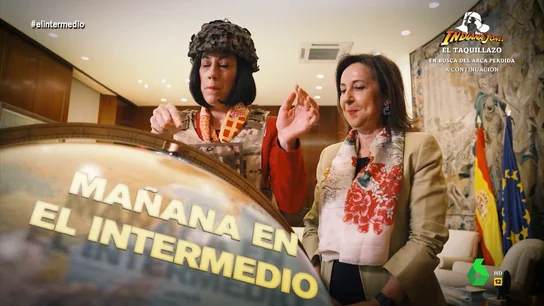 Margarita Robles será entrevistada por su doble 'Margarita Robles' en El Intermedio Margarita Robles será entrevistada por su doble 'Margarita Robles' en El Intermedio
