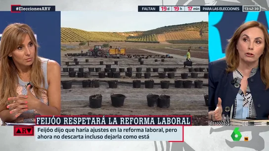 Angélica Rubio, tras el cambio del PP sobre la reforma laboral: "Parece que el sanchismo se va a derogar 'a cachitos'" Angélica Rubio, tras el cambio del PP sobre la reforma laboral: "Parece que el sanchismo se va a derogar 'a cachitos'"