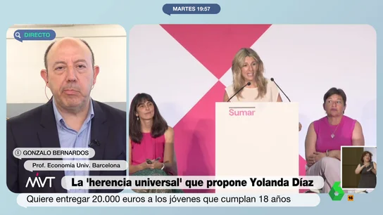Gonzalo Bernardos, sobre la propuesta de Yolanda Díaz Gonzalo Bernardos, sobre la propuesta de Yolanda Díaz