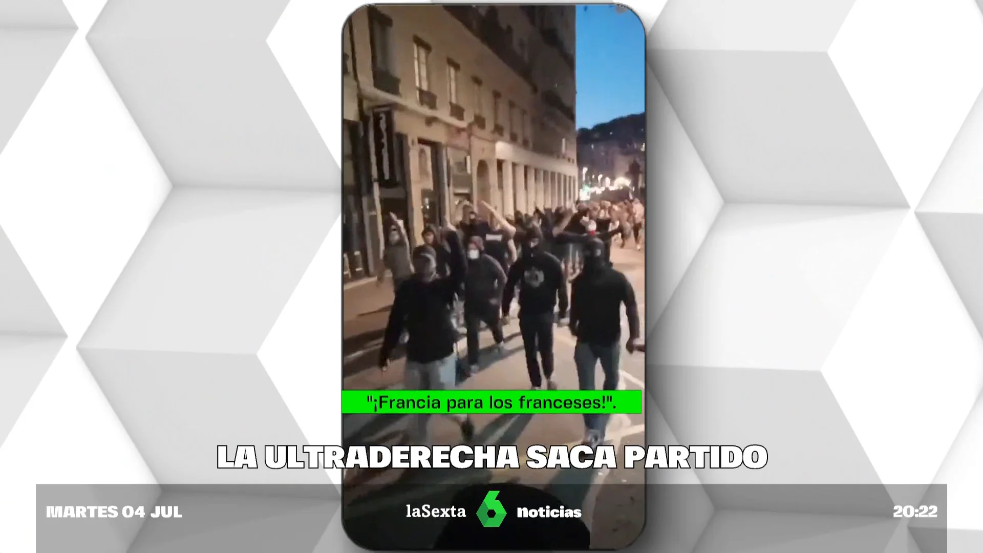 La ultraderecha entra en los disturbios en Francia con su discurso de odio al extranjero