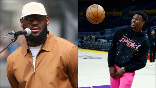 Lebron James y Bronny James Lebron James y Bronny James