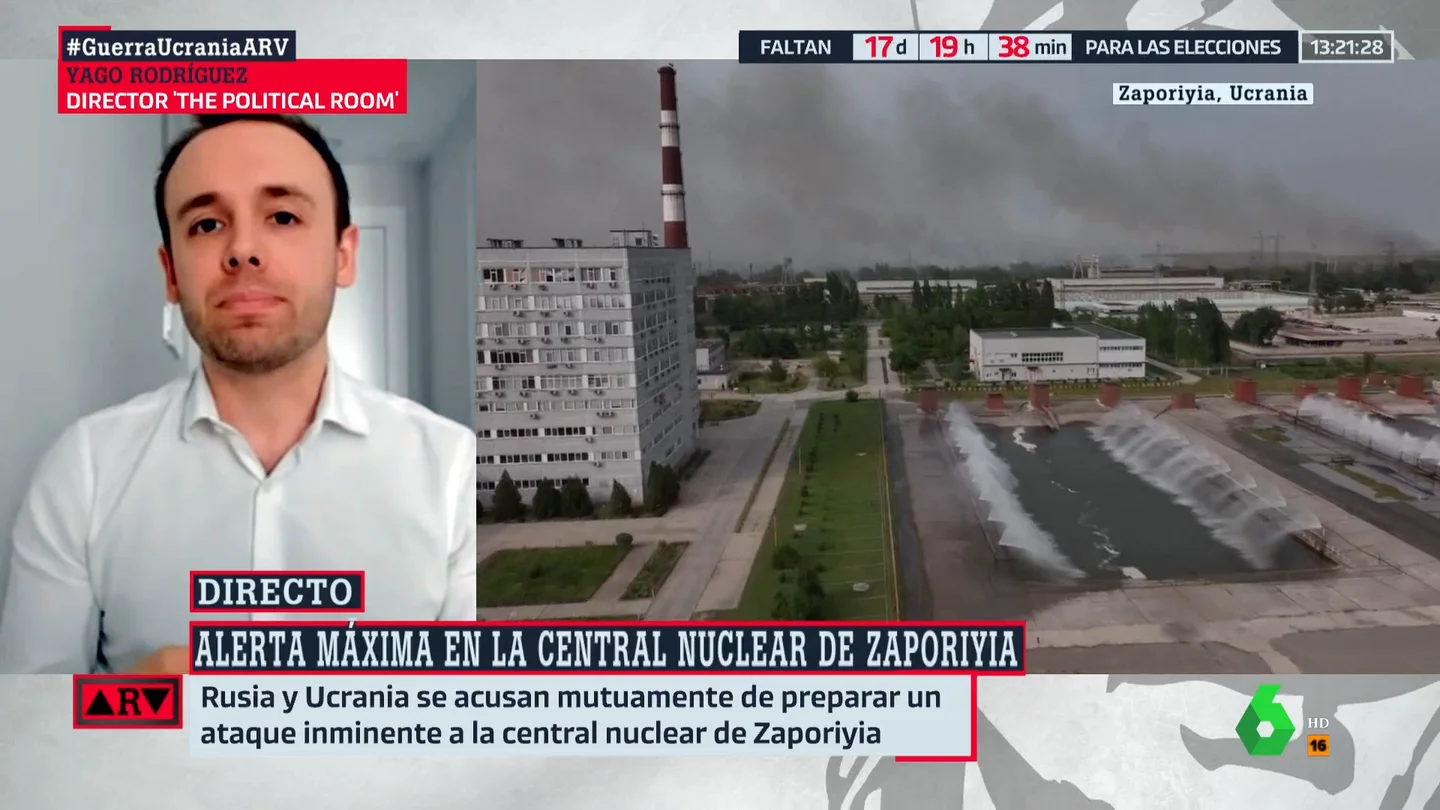 ¿Qué está pasando en Zaporiyia? Yago Rodríguez desvela todas las hipótesis ¿Qué está pasando en Zaporiyia? Yago Rodríguez desvela todas las hipótesis