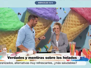 MVT La sorpresa de Pablo Ojeda a Cristina Pardo por su cumpleaños: una tarta salada con queso azul y alcaparras