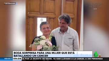 Organiza una boda sorpresa a su pareja, enferma de cáncer: "Estamos todos llorando en plató"