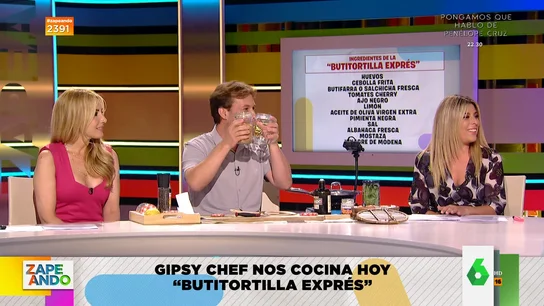 El 'dardo' de Valeria Ros a Dani Mateo por el tamaño de su butifarra que trastorna a Gipsy Chef El 'dardo' de Valeria Ros a Dani Mateo por el tamaño de su butifarra que trastorna a Gipsy Chef