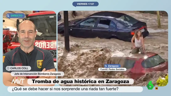 Carlos Coll, jefe de Intervención de Bomberos de Zaragoza Carlos Coll, jefe de Intervención de Bomberos de Zaragoza