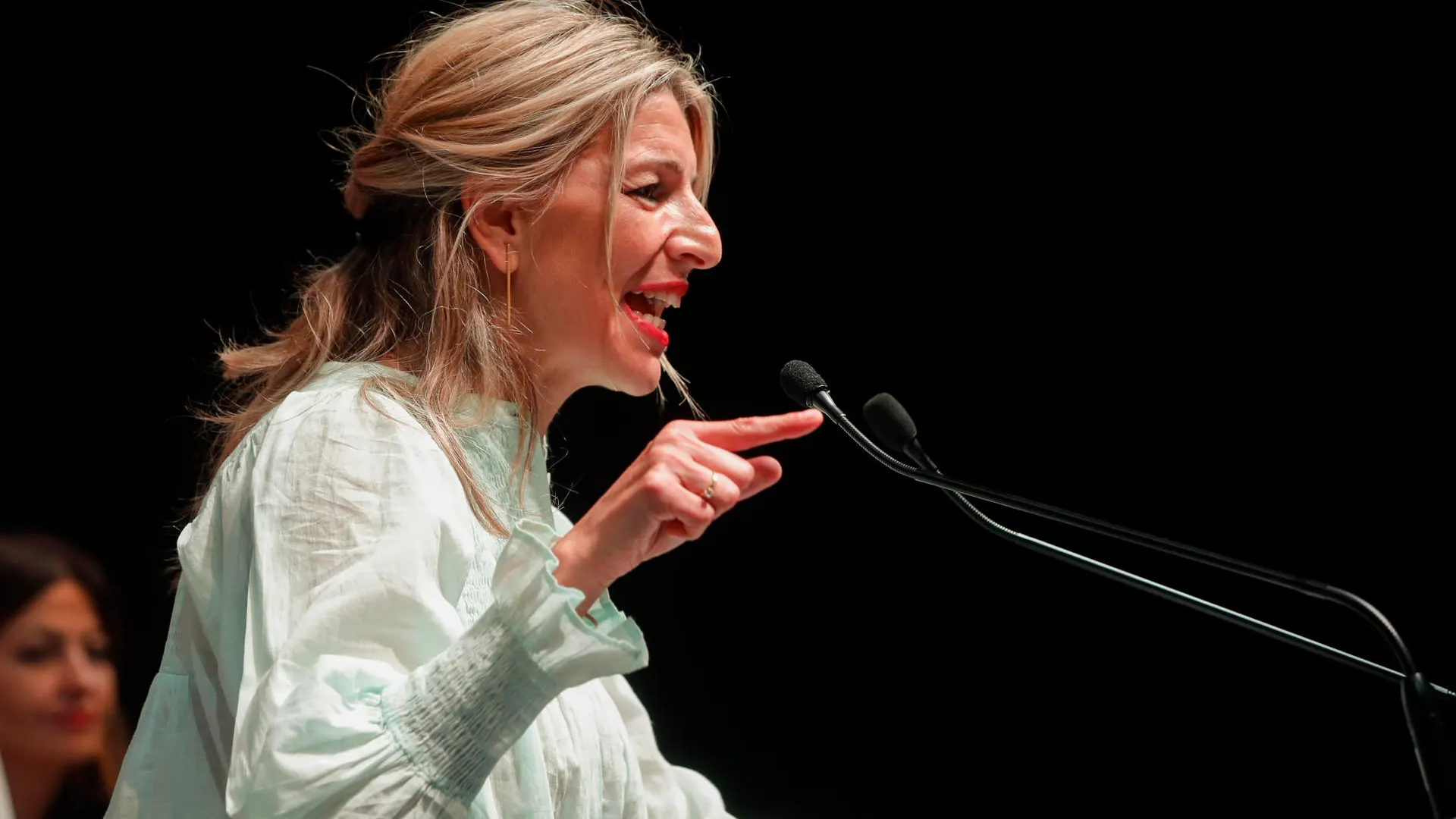 La candidata de Sumar a la Presidencia del Gobierno, Yolanda Díaz.
