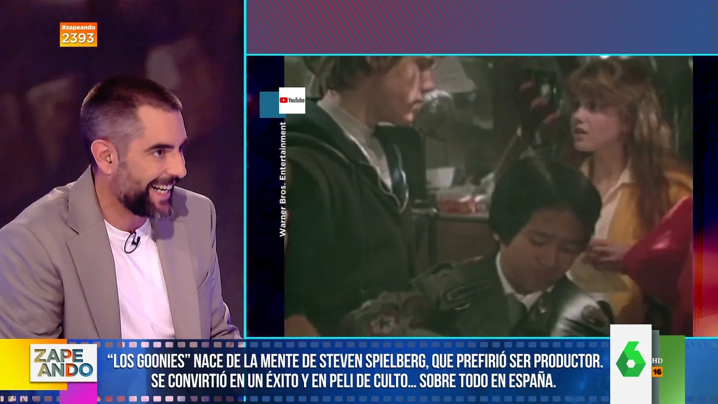 Alberto Rey y Dani Mateo debaten sobre la escena eliminada de Los Goonies por cutre Alberto Rey y Dani Mateo debaten sobre la escena eliminada de Los Goonies por cutre