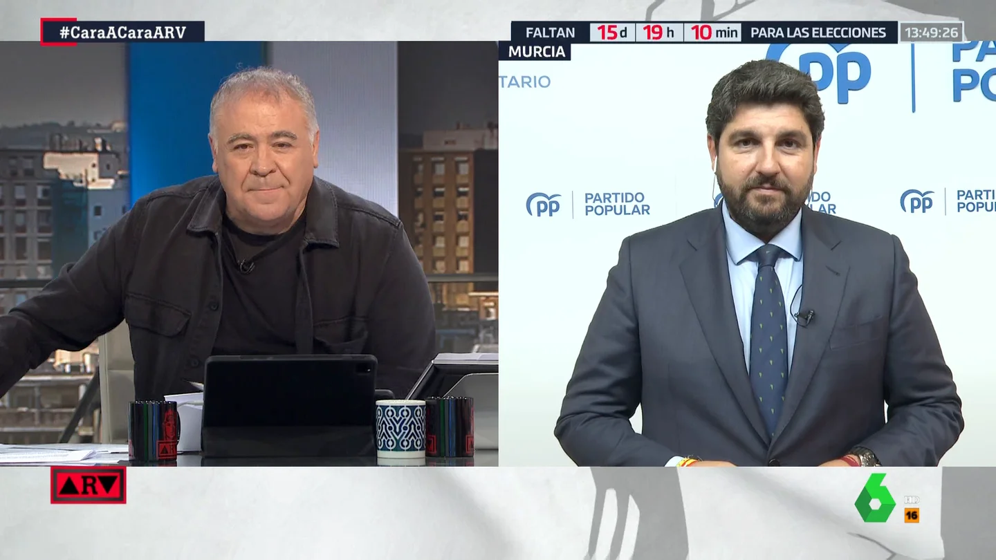 López Miras, sobre la negociación con Vox en Murcia: "Vemos difícil ese acuerdo" López Miras, sobre la negociación con Vox en Murcia: "Vemos difícil ese acuerdo"